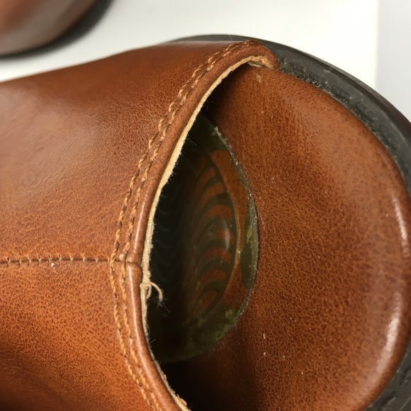 Fioni Peep-toe Booties Size 9.5 Brown - Picture 5 of 8